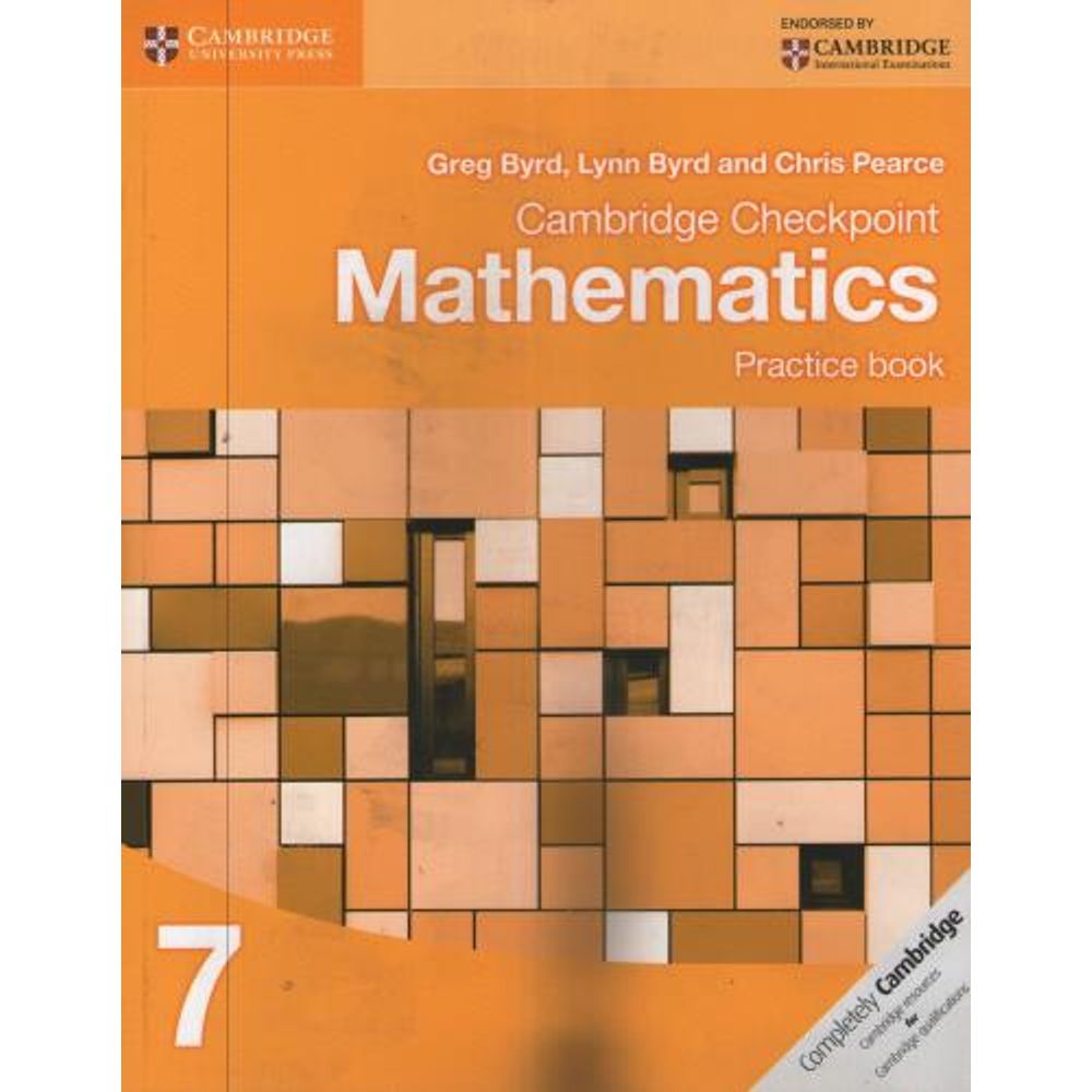 CAMBRIDGE CHECKPOINT MATHEMATICS 7 - WORKBOOK - SBS Librerias
