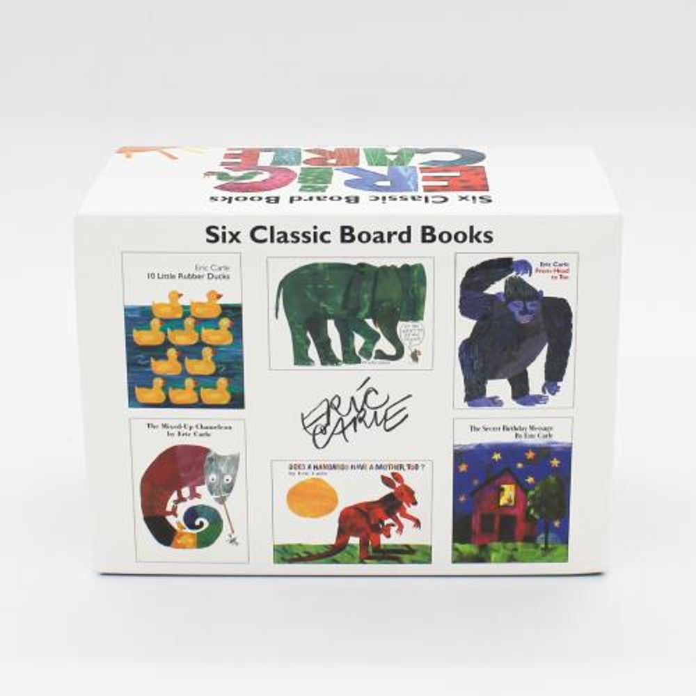 [6 Classic Board Books] Eric Carle Six Classic Board Books | Shopee