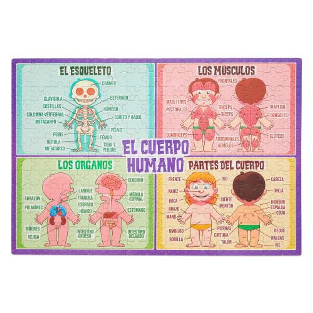 CUERPO HUMANO ROMPECABEZAS (210 PIEZAS) SBS Librerias