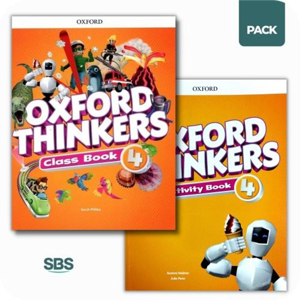 OXFORD THINKERS 4 STUDENT'S BOOK + WORKBOOK 2 LIBROS SBS Librerias