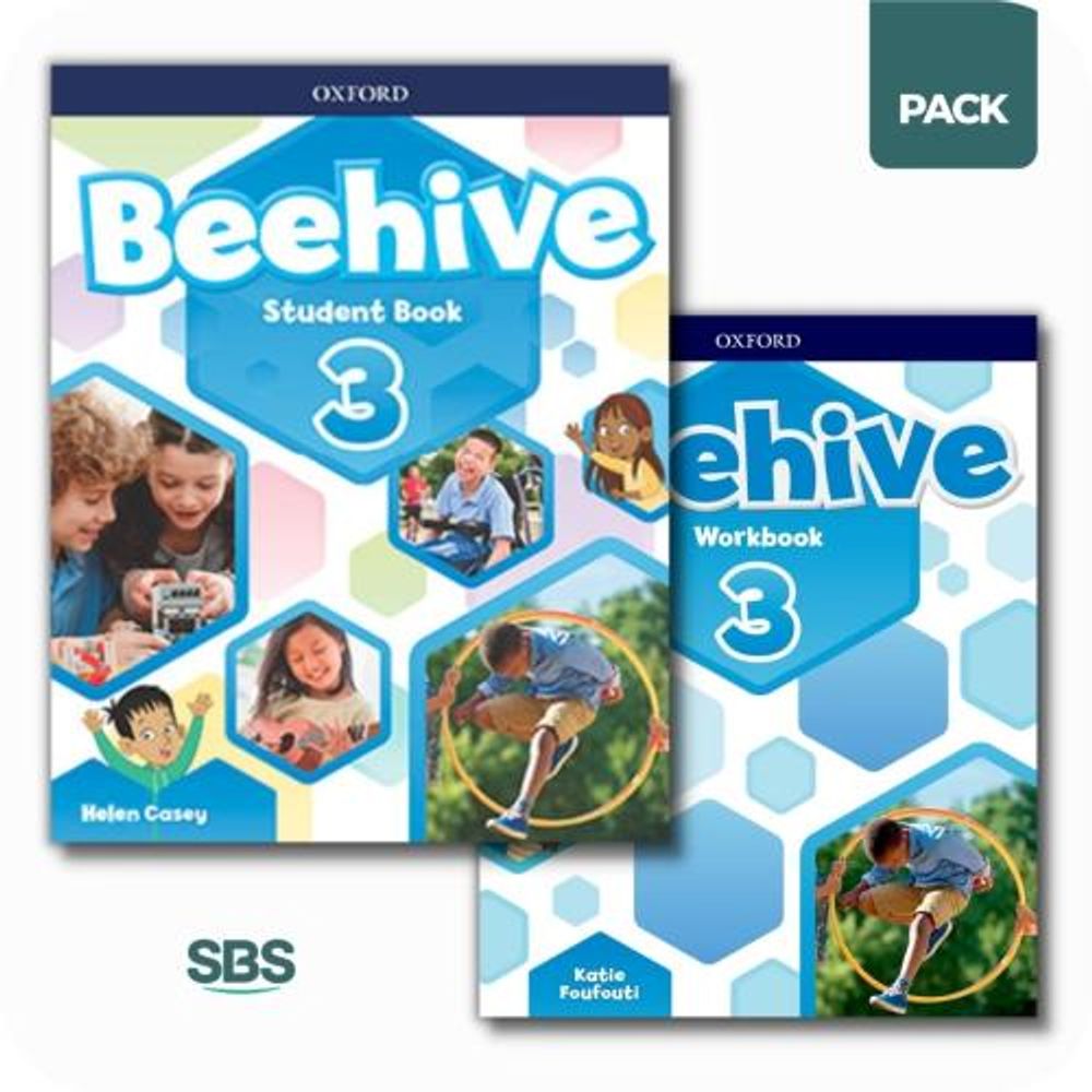 BEEHIVE 3 - STUDENT'S BOOK + WORKBOOK PACK - 2 LIBROS - SBS Librerias