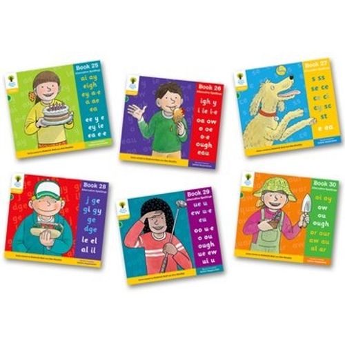 FLOPPY'S PHONICS 5 SOUNDS AND LETTERS (PACK OF 6) OXFORD REA