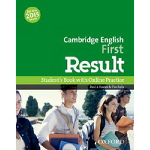 CAMBRIDGE ENGLISH FIRST RESULT - STUDENT'S BOOK + ONLINE PRA