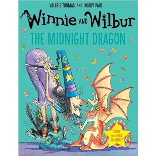 THE MIDNIGHT DRAGON + AUDIO CD - WINNIE AND WILBUR