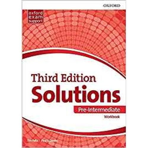 SOLUTIONS PRE-INTERMEDIATE (3RD.EDITION) - WORKBOOK + AUDIO