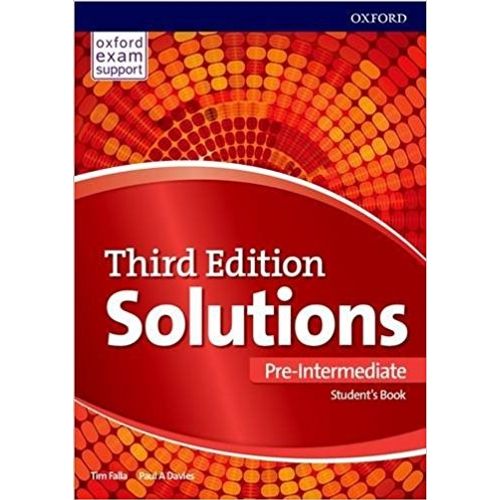 SOLUTIONS PRE-INTERMEDIATE (3RD.EDITION) - STUDENT'S BOOK