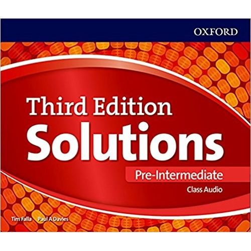 SOLUTIONS PRE-INTERMEDIATE (3RD.EDITION) - AUDIO CD