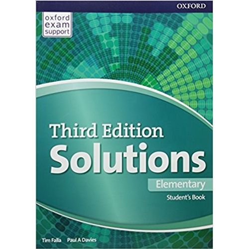 SOLUTIONS ELEMENTARY (3RD.EDITION) - STUDENT'S BOOK