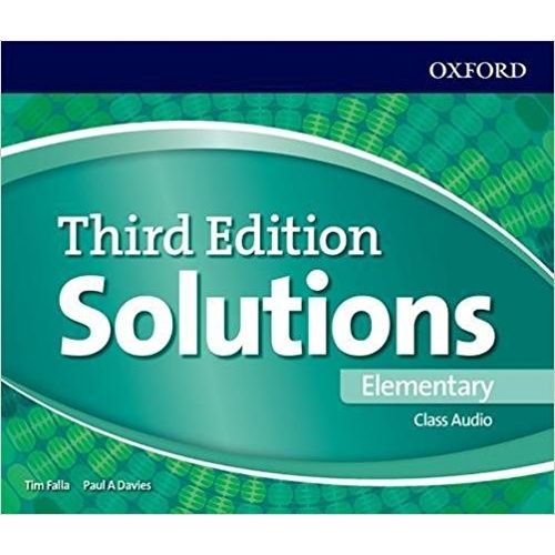 SOLUTIONS ELEMENTARY (3RD.EDITION) - AUDIO CD SOLUTIONS ELEMENTARY (3RD.EDITION) - AUDIO CD