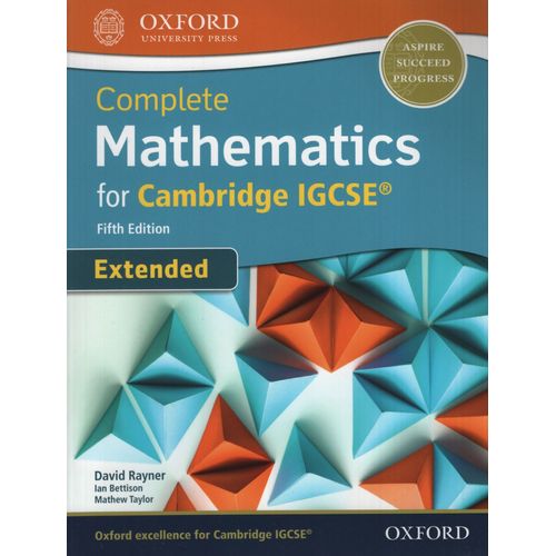 COMPLETE MATHEMATICS FOR CAMBRIDGE IGCSE EXTENDED (5TH.ED.)