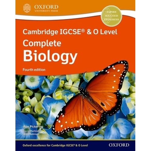 COMPLETE BIOLOGY FOR CAMB.IGCSE 4/ED. - STUDENT'S BOOK