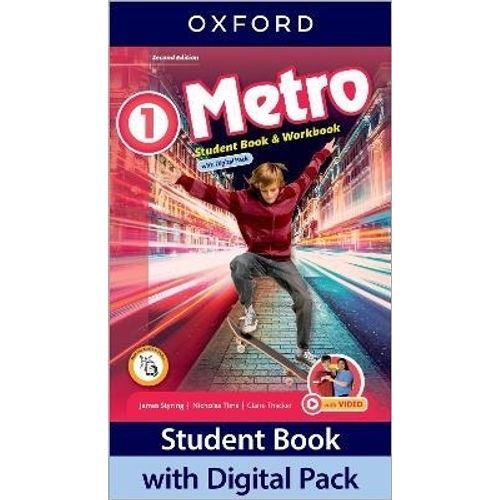 METRO 1 2/ED.- STUDENT'S BOOK + WORKBOOK W/DIGITAL PACK