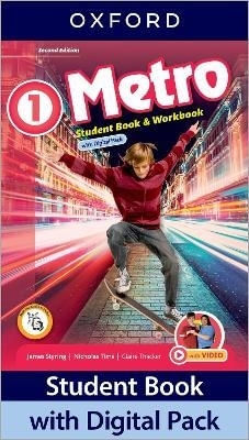 METRO 1 2/ED.- STUDENT'S BOOK + WORKBOOK W/DIGITAL PACK