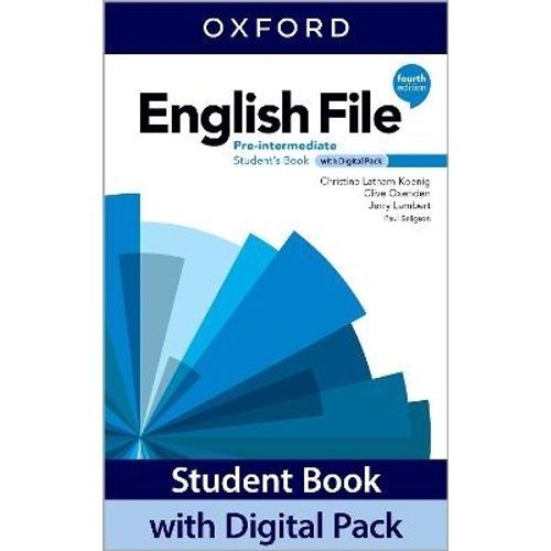 ENGLISH FILE PRE-INTERMEDIATE 4/ED.- STUDENT'S BOOK WITH DIG