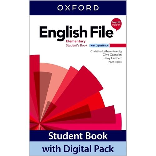 ENGLISH FILE ELEMENTARY 4/ED. STUDENT'S BOOK W/ DIGITAL PACK