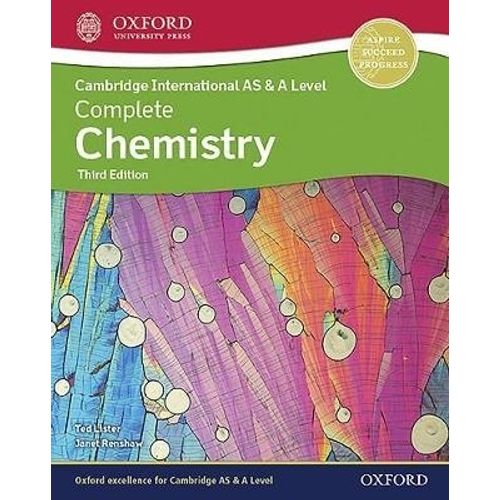 COMPLETE CHEMISTRY FOR CAMB. INTERNATIONAL AS & A LEVEL 3/ED