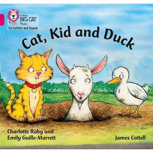 CAT, KID AND DUCK - BIG CAT 1B / PINK B - PHONICS FOR LETTER