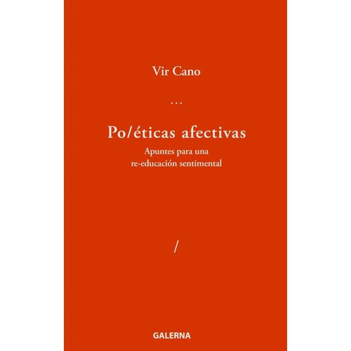 POETICAS AFECTIVAS - VIR CANO