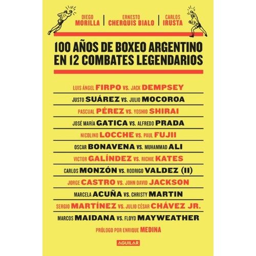 100 AÑOS DE BOXEO ARGENTINO EN 12 COMBATES LEGENDARIOS - MOR
