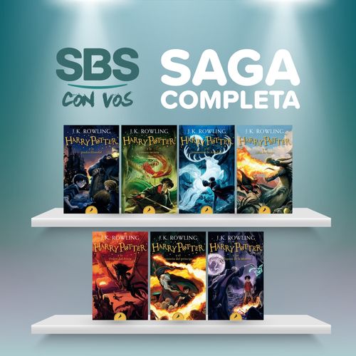 SAGA HARRY POTTER LIBRO 1 AL 7 - J K ROWLING