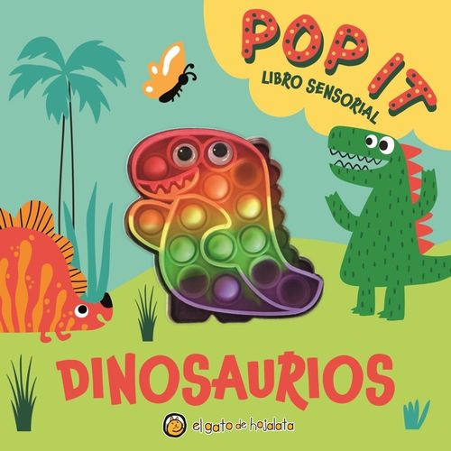 DINOSAURIOS - LIBRO SENSORIAL POP IT