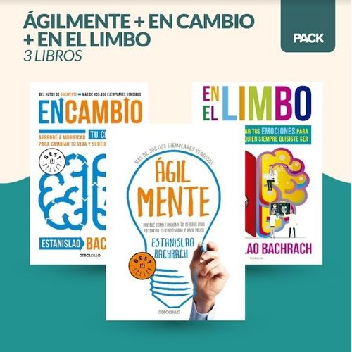 PACK BACHRACH AGILMENTE + EN CAMBIO + EN EL LIMBO 3 LIBROS