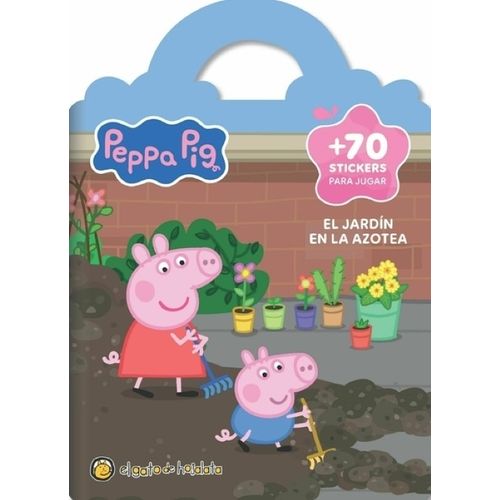 EL JARDIN EN LA AZOTEA - PEPPA PIG - VALIJITA DE STICKERS
