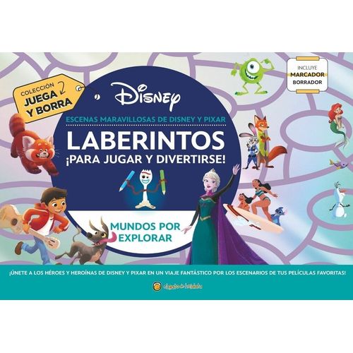 MUNDOS POR EXPLORAR - JUEGA Y BORRA LABERINTOS DISNEY