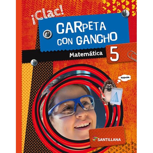 CARPETA CON GANCHO 5 - MATEMATICA 5 CLAC