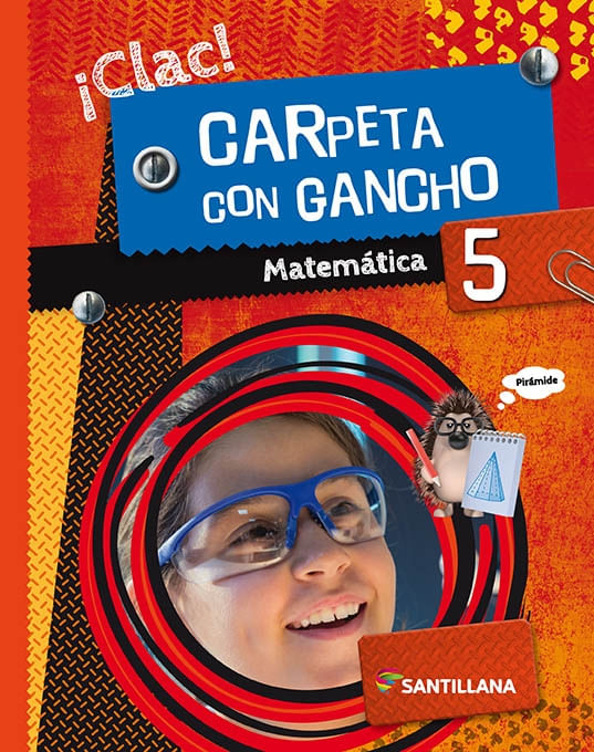CARPETA CON GANCHO 5 - MATEMATICA 5 CLAC