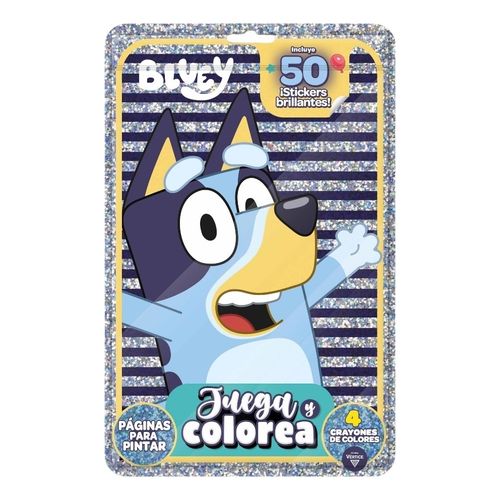 BLUEY - FLOW PACK JUEGA Y COLOREA + 50 STICKERS