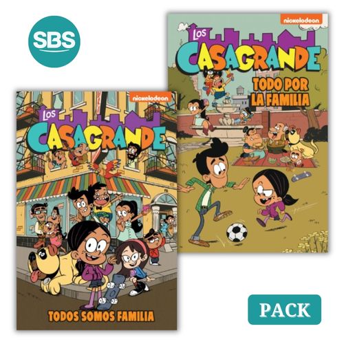 PACK LOS CASAGRANDE - VOL 1 Y 2 - 2 LIBROS