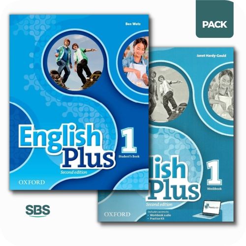 ENGLISH PLUS 1 2/ED - STUDENT'S BOOK + WORKBOOK PACK - 2 LIB