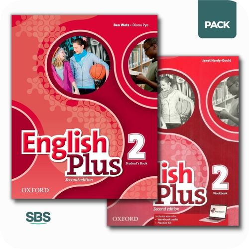 ENGLISH PLUS 2 2/ED - STUDENT'S BOOK + WORKBOOK PACK - 2 LIB