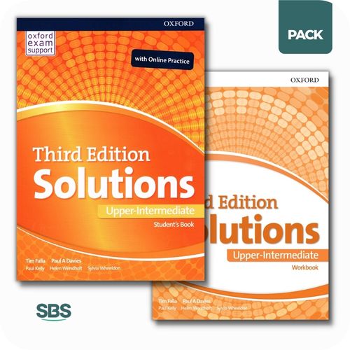 SOLUTIONS 3/ED UPPER-INTERMEDIATE - STUDENT'S BOOK + WORKBOO