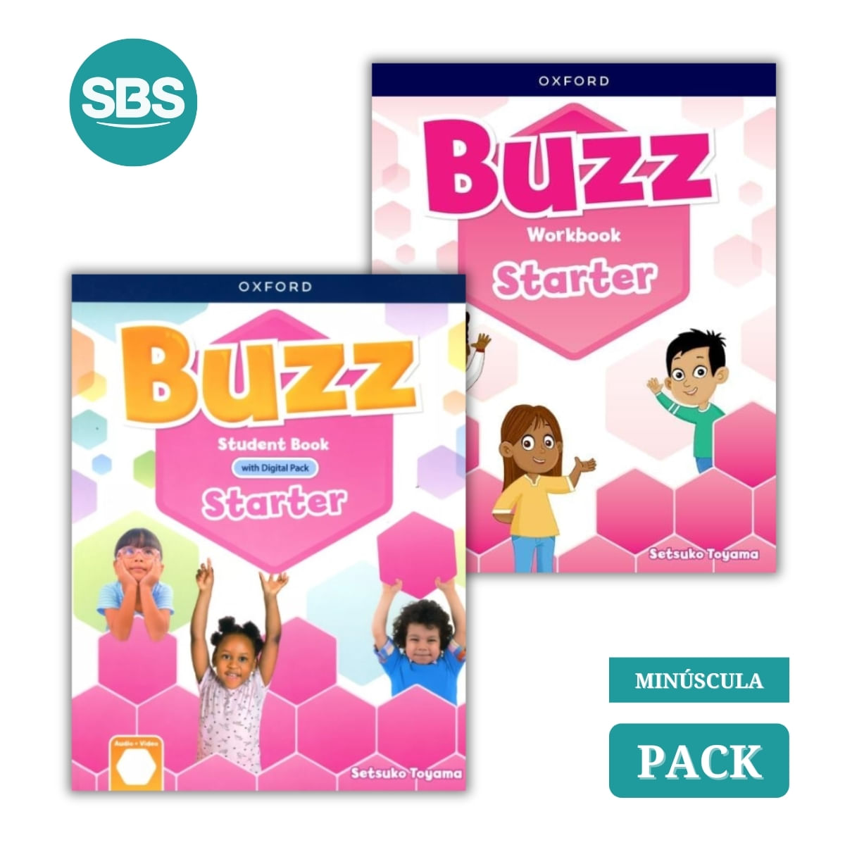 BUZZ STARTER -MINUSCULA -STUDENT'S BOOK + WORKBOOK -2 LIBROS