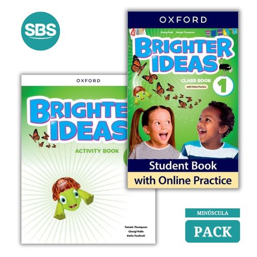 BRIGHTER IDEAS 1 - STUDENT'S BOOK + WORKBOOK (IMPRENTA MINUS