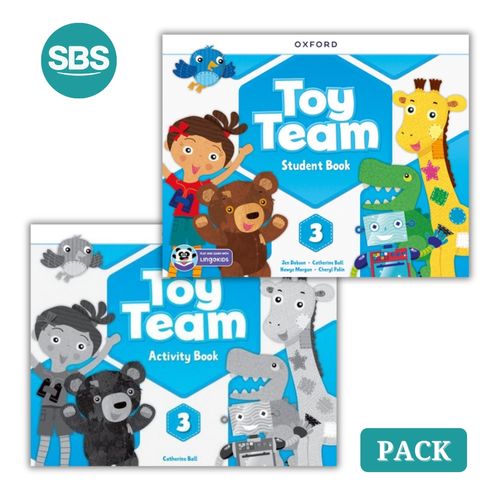 TOY TEAM 3 - STUDENT'S BOOK + WORKBOOK - 2 LIBROS