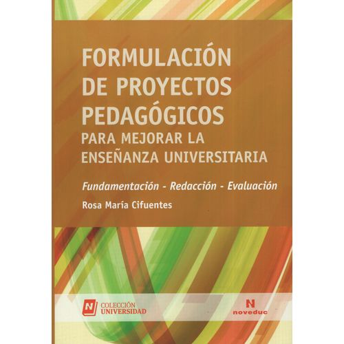 FORMULACION DE PROYECTOS PEDAGOGICOS PARA MEJORAR LA ENSEÑAN