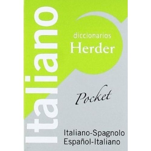 DICCIONARIO POCKET ITALIANO HERDER ITALIANO - ESPAÑOL / ESPA