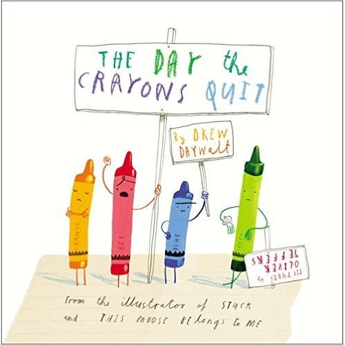 THE DAY THE CRAYONS QUIT - OLIVER JEFFERS