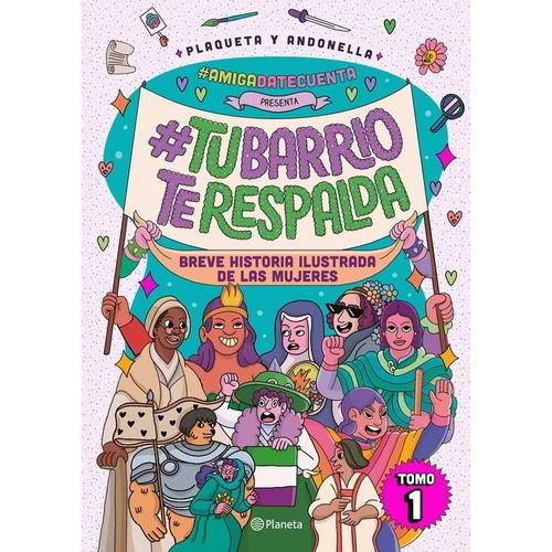 LIBRO TU BARRIO TE RESPALDA - #AMIGADATECUENTA - PLAQUETA Y