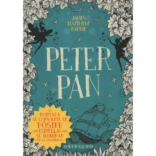 LIBRO PETER PAN - LA PORTADA SE CONVIERTE EN POSTER CON ESTR