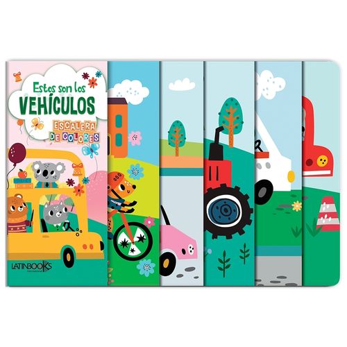 ESTOS SON LOS VEHICULOS - ESCALERA DE COLORES ESTOS SON LOS VEHICULOS - ESCALERA DE COLORES