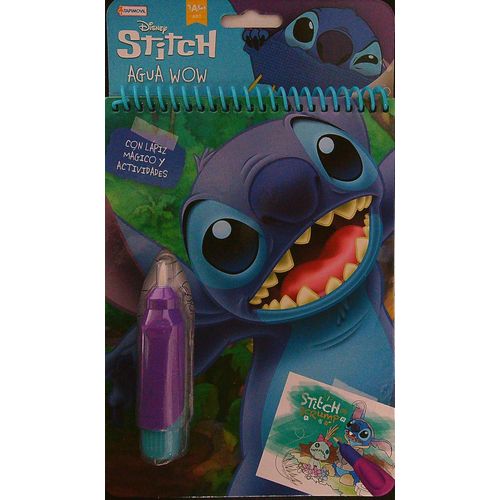 STITCH -  AGUA WOW - TAPI ART - INCLUYE LAPIZ MAGICO DE AGUA