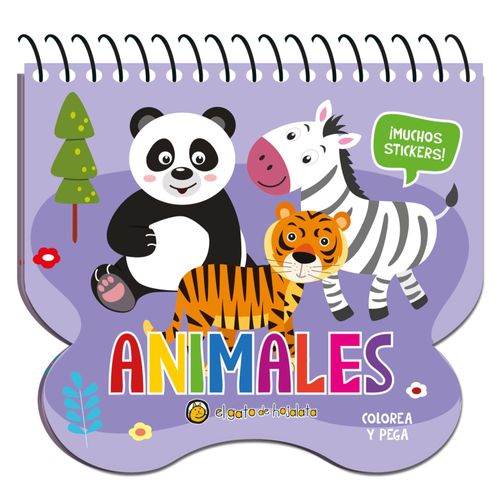 ANIMALES SALVAJES - CREA ARTE: COLOREA Y PEGA