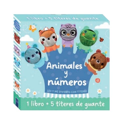 ANIMALES Y NUMEROS - LEO Y ME DIVIERTO CON TITERES - LIBRO + ANIMALES Y NUMEROS - LEO Y ME DIVIERTO CON TITERES - LIBRO +