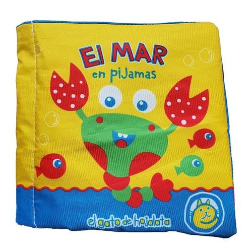 EL MAR EN PIJAMAS - BEBE LIBRO - LIBRO DE TELA