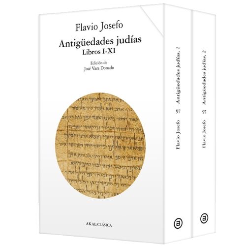 ANTIGUEDADES JUDIAS - 2 VOLUMENES - FLAVIO JOSEFO