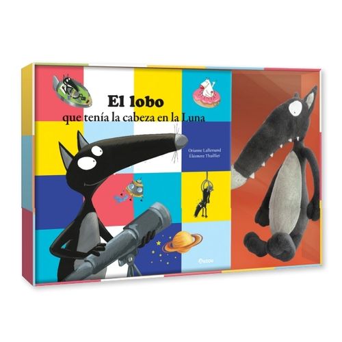 EL LOBO QUE TENIA LA CABEZA EN LA LUNA - COFRE LIBRO + PELUC EL LOBO QUE TENIA LA CABEZA EN LA LUNA - COFRE LIBRO + PELUC